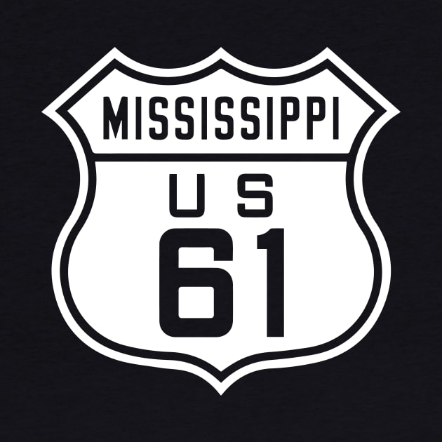 Highway 61 - Blues Highway by Pitchin' Woo Design Co.